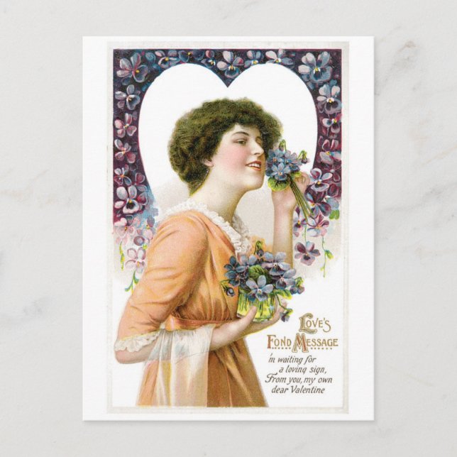 Postal Festiva Antique Valentine (Anverso)