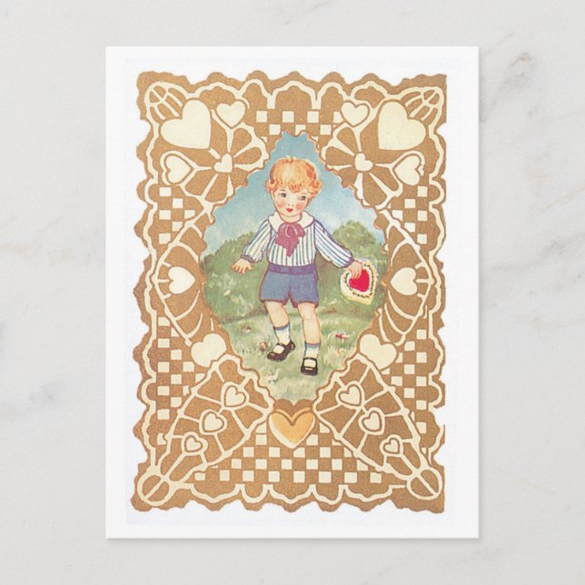 Postal Festiva Antique Valentine (Anverso)