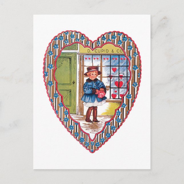 Postal Festiva Antique Valentine (Anverso)