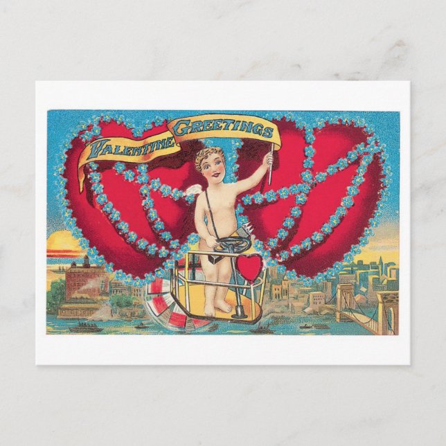 Postal Festiva Antique Valentine (Anverso)