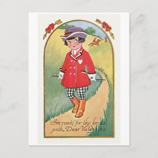 Postal Festiva Antique Valentine (Anverso)