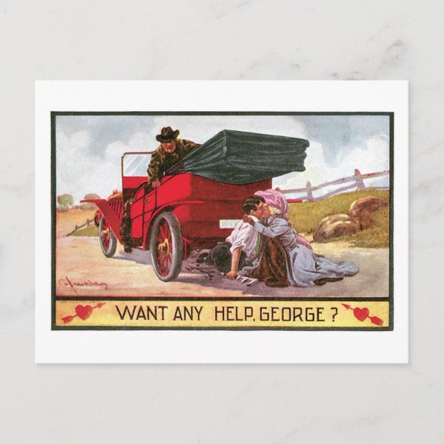 Postal Festiva Antique Valentine (Anverso)