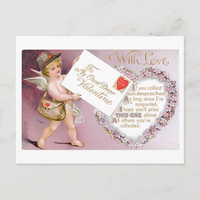 Postal Festiva Antique Valentine (Anverso)
