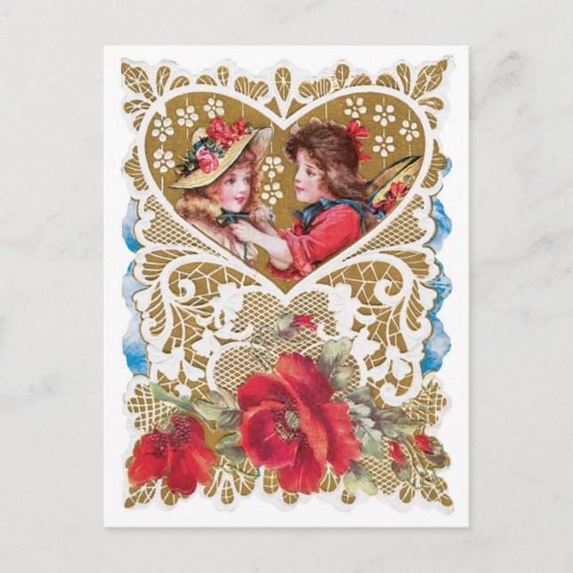 Postal Festiva Antique Valentine (Anverso)