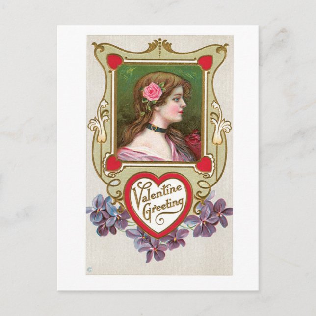 Postal Festiva Antique Valentine (Anverso)
