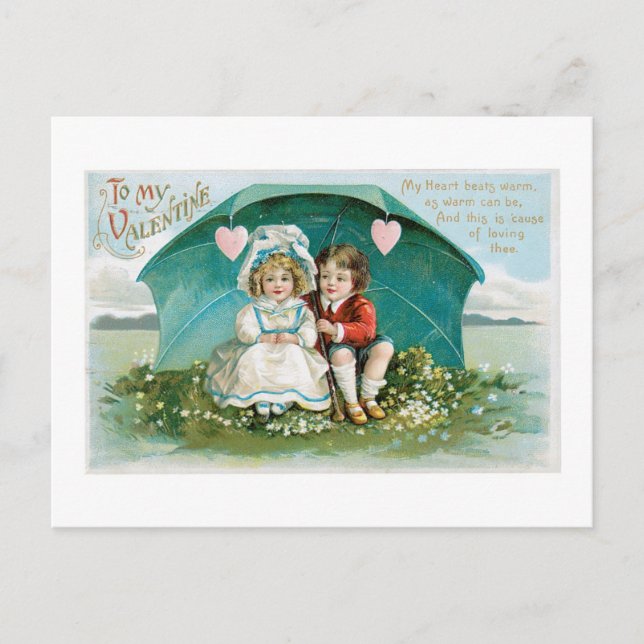 Postal Festiva Antique Valentine (Anverso)