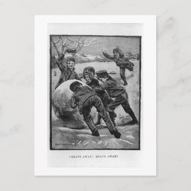 Postal Festiva ¡Apártate! Navidades de Victoria de época (Anverso)