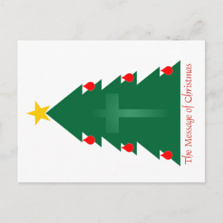 Postal Festiva Árbol a un árbol