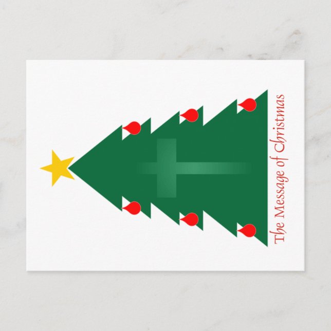 Postal Festiva Árbol a un árbol (Anverso)