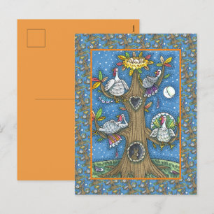 POSTAL FESTIVA ÁRBOL DE TURQUÍA, GRACIAS A LOS DIVERSOS GOBIERNOS
