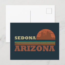 Postal Festiva Arizona Sedona vintage retro