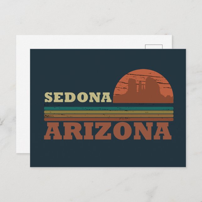 Postal Festiva Arizona Sedona vintage retro (Anverso / Reverso)