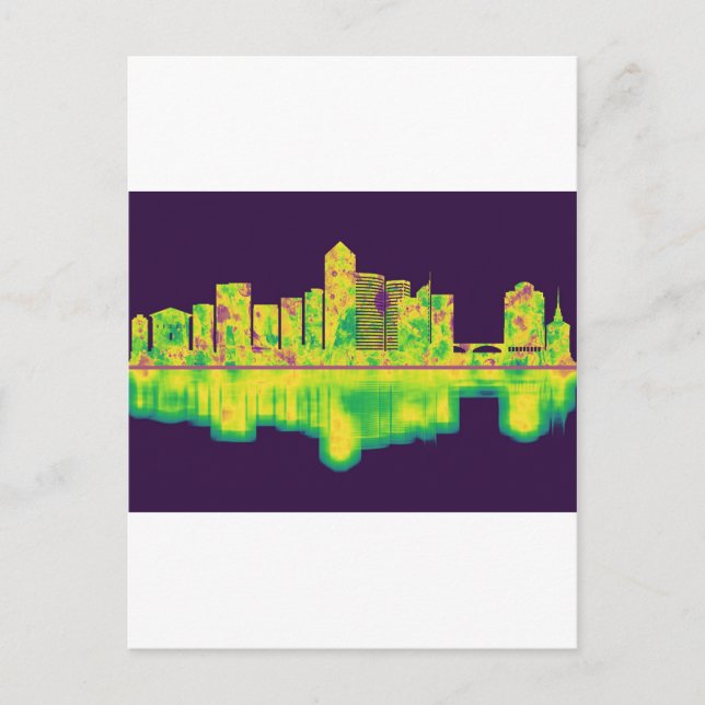 Postal Festiva Arlington Texas Skyline (Anverso)