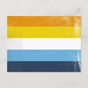 Postal Festiva Aroace (arromántico-asexual)