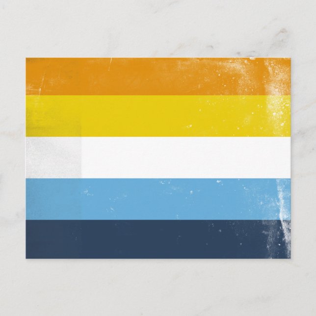 Postal Festiva Aroace (arromántico-asexual) (Anverso)