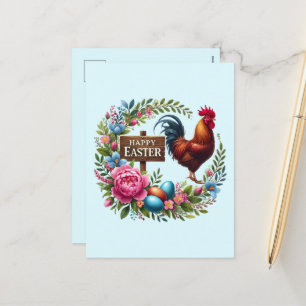 Postal Festiva Aroma de Cute Happy Easter