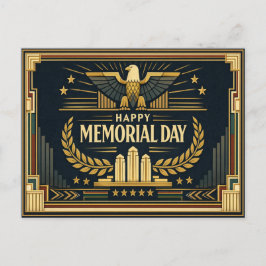 Postal Festiva Art Deco Eagle Monument Memorial Day 