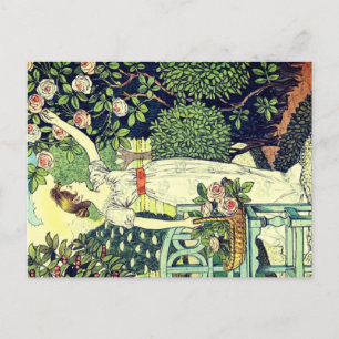 Postal Festiva Art Nouveau