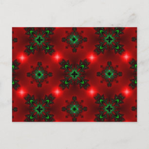 Postal Festiva Artdeco en estilo retro