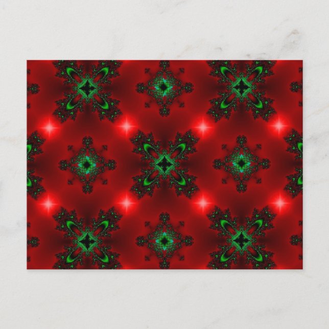 Postal Festiva Artdeco en estilo retro (Anverso)