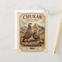 Arte de pareja de perdiz chucar