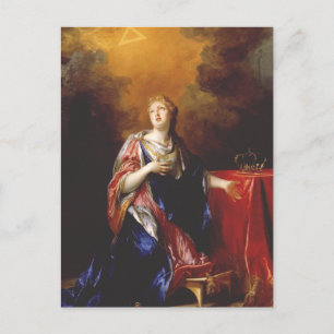 Postal Festiva Arte de Santa Margarita de Escocia
