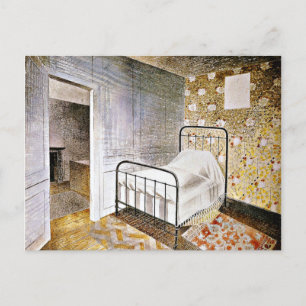 Postal Festiva Arte Eric Ravilious, The Bedstead