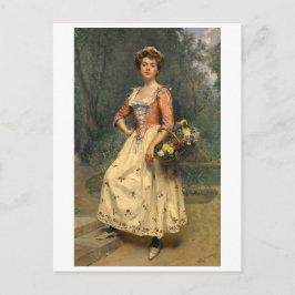 Postal Festiva Arte español vintage