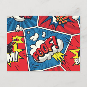Postal Festiva Arte pop moderno
