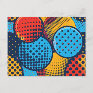 Postal Festiva Arte pop moderno