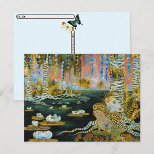 Postal Festiva Arte - Primavera por Michalina Janoszanka Postcard