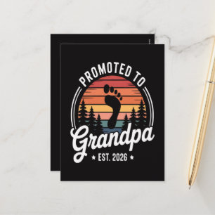 Postal Festiva Ascendido a abuelo est. 2026