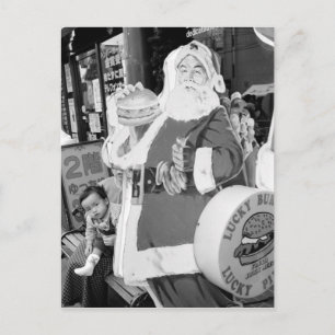 Postal Festiva Asia, Japón, Hakodate. Papá Noel en Japón