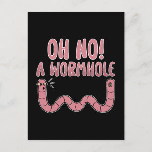 Postal Festiva Astronomía Oh No A Wormhole Space Stars Universe