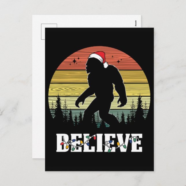 Postal Festiva Atlas Space Christmas Retro Humor 2025 (Anverso / Reverso)