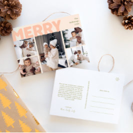 Postal Festiva Audaz año del coral moderno en revisión de foto de