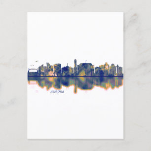 Postal Festiva Aurora Skyline