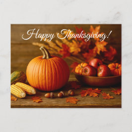 Postal Festiva Autumn Harvest Still Life Postcard