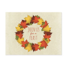 Autumn Leaves Thanksending Wreath