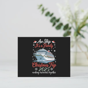 Postal Festiva Aw Ship its A Family Navidades Trip 2025 Matching