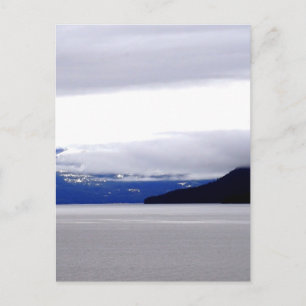 Postal Festiva Azules de Alaska