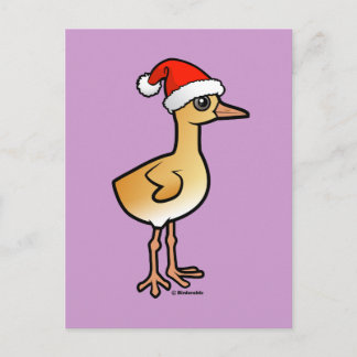 Postal Festiva Baby Crane Santa