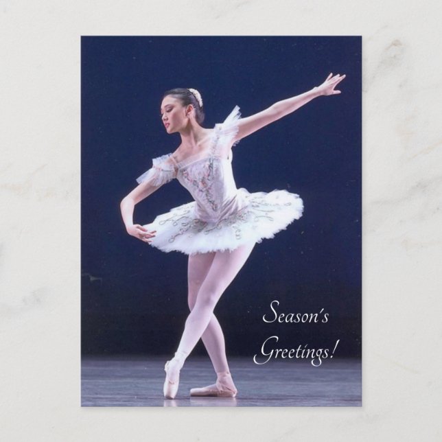 Postal Festiva bailarina cascanueces (Anverso)