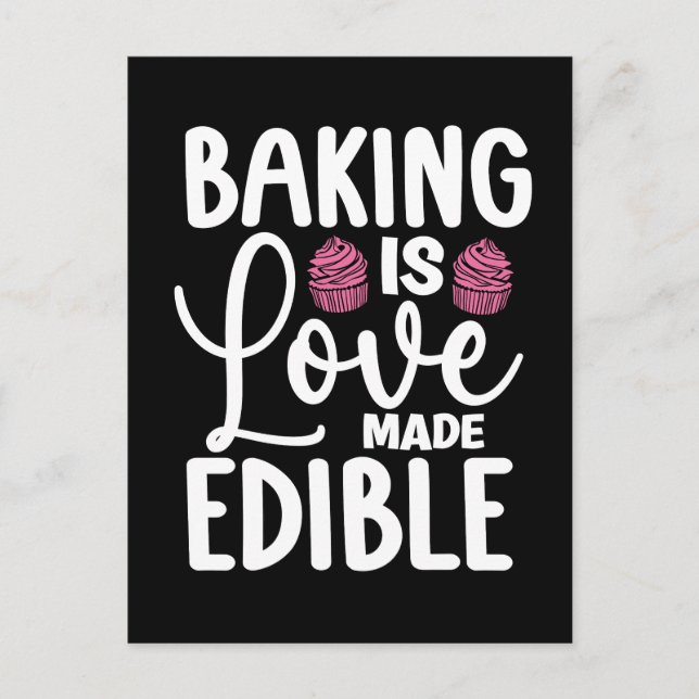 Postal Festiva Baker Baking is Love Made Comade Bakery Cake Bake (Anverso)