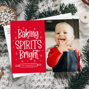 Postal Festiva Baking Spirits Bright Red Photo