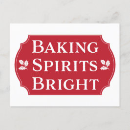 Postal Festiva Baking Spirits Brillante Cookie