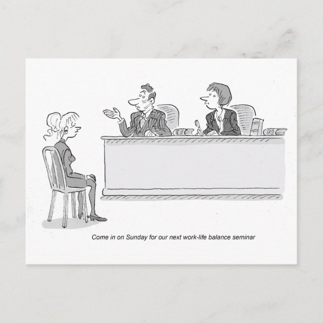 Postal Festiva Balanza de la vida del trabajo (Anverso)