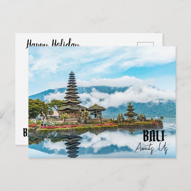 POSTAL FESTIVA BALI NOS ESPERA (Anverso / Reverso)