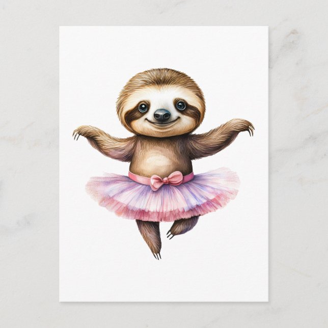 Postal Festiva Ballet bailarín de eslogan suave (Anverso)