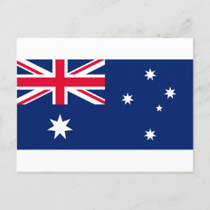 Postal Festiva Bandera de Australia